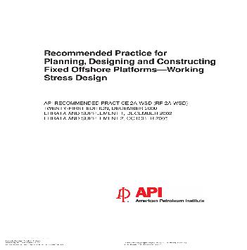 API RECOMMENDED PRACTICE 2A_WSD